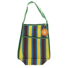 Load image into Gallery viewer, Rex London - Side Pocket Woven Recycled Plastic Tote Bag In Brown

