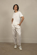 Load image into Gallery viewer, Lora Gene - Silk Tee In Ivory
