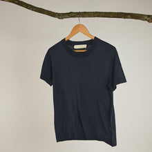 Load image into Gallery viewer, Lora Gene - Silk Tee In Onyx
