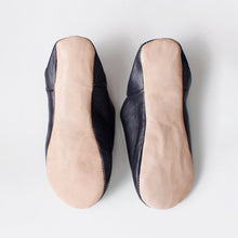 Load image into Gallery viewer, Bohemia Design Babouche Slippers In Black | ATWIN Store UK
