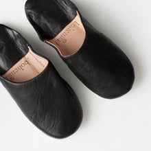 Load image into Gallery viewer, Bohemia Design Babouche Slippers In Black | ATWIN Store UK
