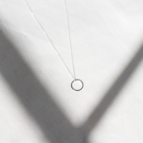 sterling silver necklace on chain 