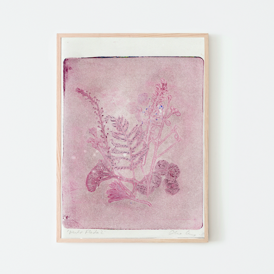 Claire Coles - Monoprint Winter Florals