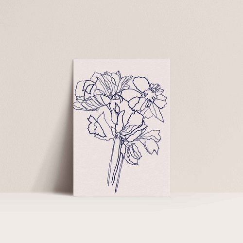 Verity Burton - A4 Print Impatiently waiting for anemones