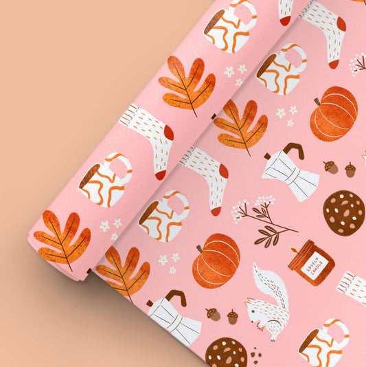 Sakina Saidi - Autumn Things Wrapping Paper